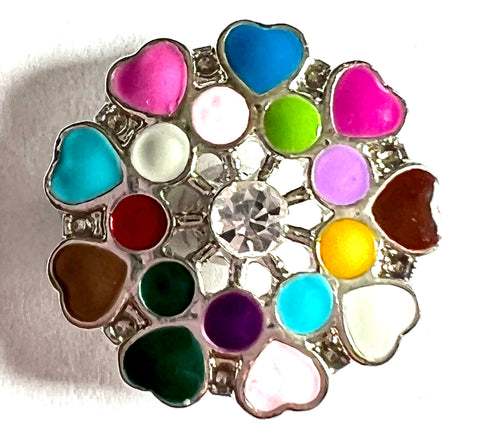 Colours Of The Heart 18 mm Snap