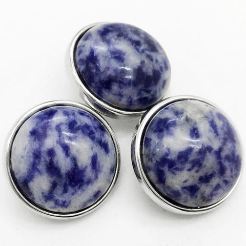 Genuine Lapis Lazuli 18 mm Snap