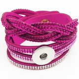 Twist Of Summer Bracelet for 18 mm Snap (4 colour choices)