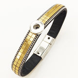Mirror Mirror Bracelet for 12 mm Snap ( 4 Colour Choices)