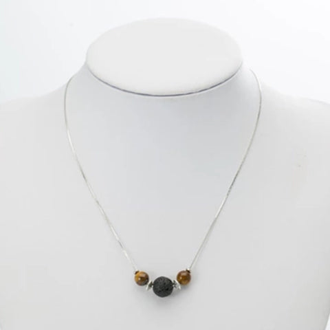 Tiger’s Eye Aromatherapy Necklace