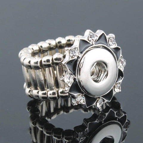 Flower Burst Ring for 12 mm Snap