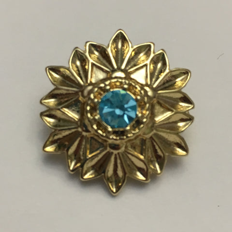 Glitter In Gold 18 mm Snap