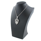 Double Leaf Pendant for 12 mm Snap