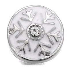 Classic Snowflake 12 mm Snap (2 Colour Choices)