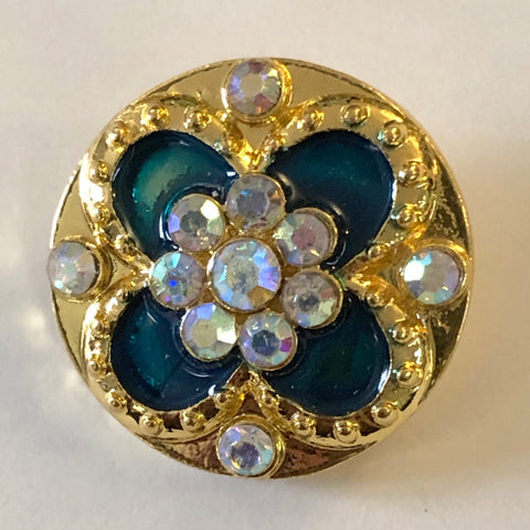 Something Gold Something Blue 18mm Snap