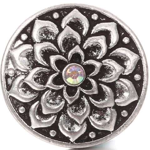 Layered Flower 18 mm Snap