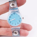 Jelly Watches for 12 mm  or 18 mm Snaps (3 colour choices)