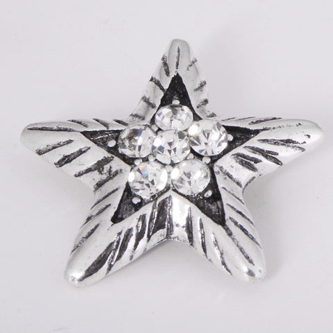 Christmas Tree Star 18 mm Snap