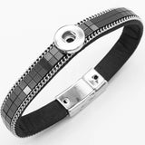 Mirror Mirror Bracelet for 12 mm Snap ( 4 Colour Choices)