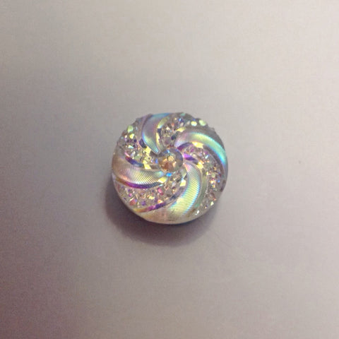 White coloured kaleidoscope that changes colour with the light 18 m snap