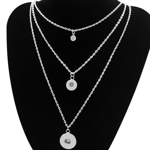 Layers Of Shuga Necklace for 12mm and 18mm Snaps