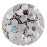 Trois Fleur 18 mm Snap ( 2 colour choices)