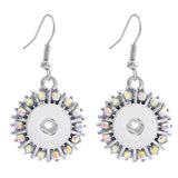 Sunburst Drop Earrings for 12 mm Snaps(4 Colour Choices)