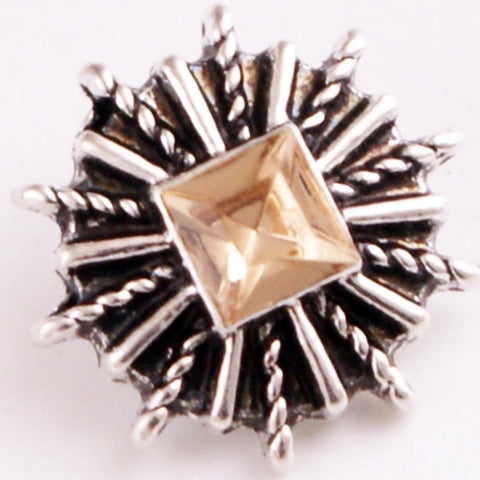 Star Light In Gold 12 mm Snap