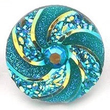 Kaleidoscope - Turquoise 18 mm Snap