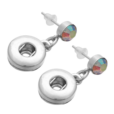 Dot and Drop Earrings for 12 mm Snaps (5 colour choices)