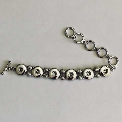 Whirling Around Bracelet for 12 mm Snaps