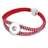 Velvet Summer Bracelet for 18 mm Snap (4 colour choices)
