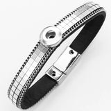 Mirror Mirror Bracelet for 12 mm Snap ( 4 Colour Choices)