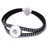Velvet Summer Bracelet for 18 mm Snap (4 colour choices)