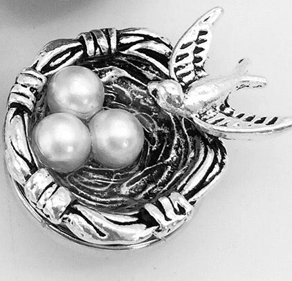 Nesting Bird 18 mm Snap