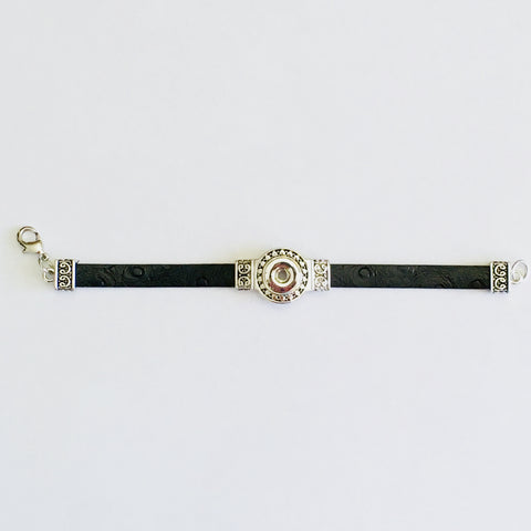 Loving Leather Bracelet for 12 mm Snap