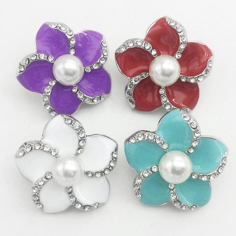 Pinwheel Flower 18 mm Snap