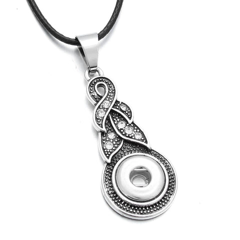 Vine Leaf Pendant for 12 mm Snap