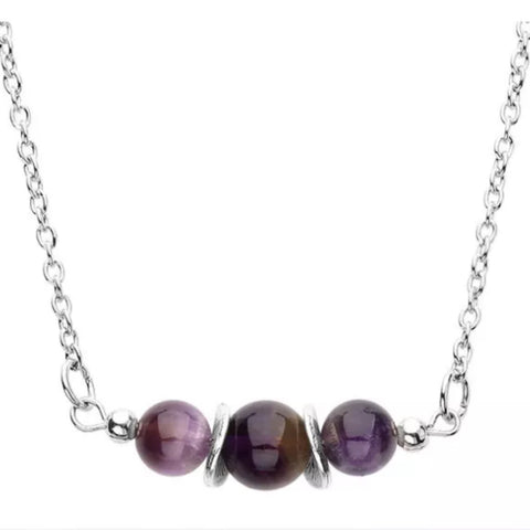 Amethyst Bar Necklace