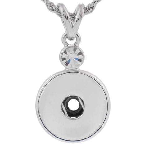 Plain Glam Pendant for 18 mm Snap