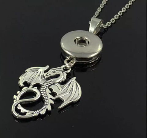Dragon Pendant for 18 mm Snap