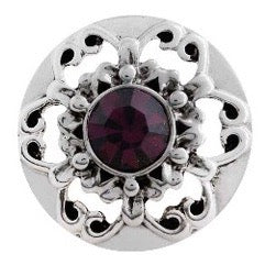 Fancy Flower 18 mm Snap (2 colour choices)