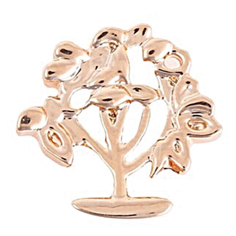 Tree of Life Slide Charm -Rose Gold