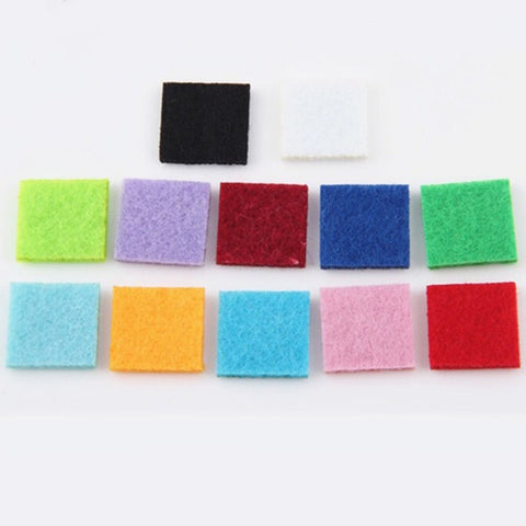 Replacement Felt Pads For Square 30 mm Aromatherapy Lockets