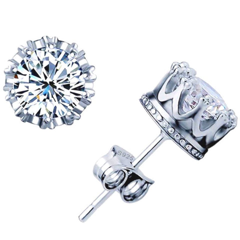 Crowning Glory Stud Earrings - 2 Colours Available