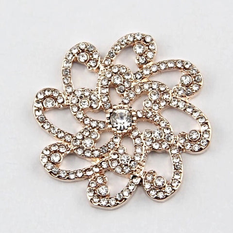 Flower Power (rose gold) 33 mm coin