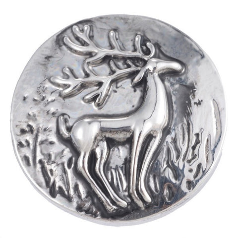 Winter Deer 18 mm Snap