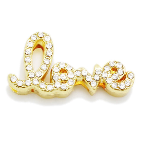 Love Slide Charm - Gold