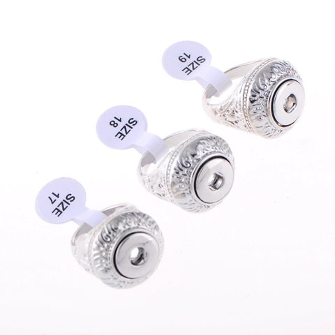 Medieval Feel Ring fits 12 mm snap