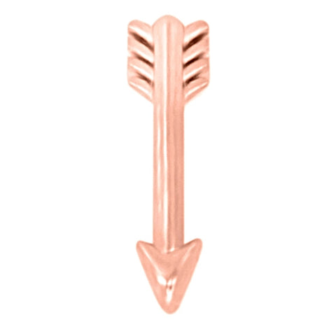 Arrow Slide Charm - Rose Gold