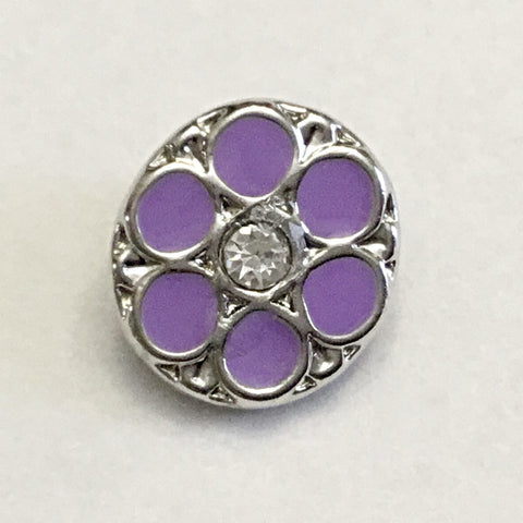 Perfect Purple Petals 12 mm Snap
