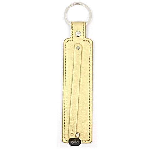 Slide Charm Key Chain (for 8 mm slide charms) - Gold