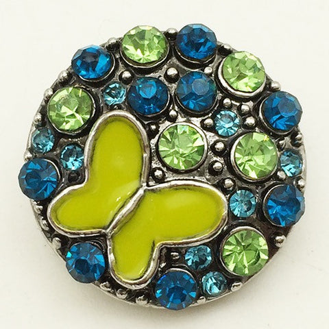 Buttercup Butterfly 18 mm Snap