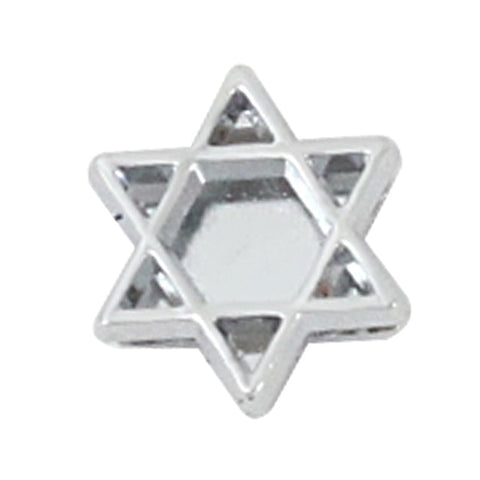 Star Slide Charm - Silver