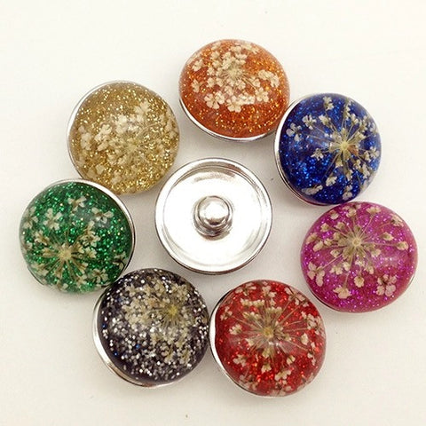 Baby's Breath 18 mm Snap (6 Colour Choices)