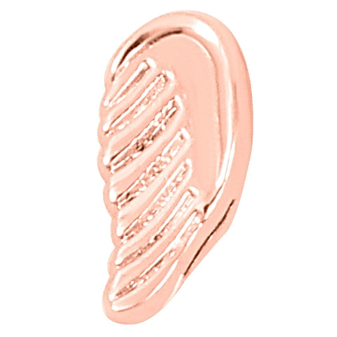 Angel Wing Slide Charm - Rose Gold