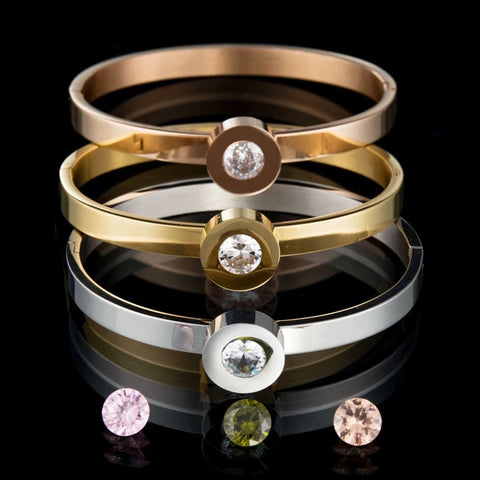 Interchangeable Crystal Bangle