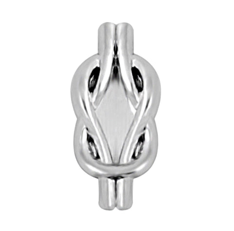 Knot Slide Charm - Silver