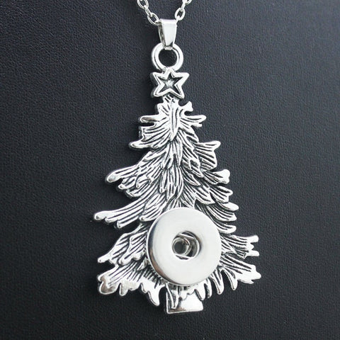Oh Christmas Tree Pendant for 18 mm Snap